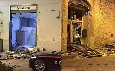Doppio assalto a Mazzarino: spaccata a Unicredit e ad una gioielleria con mezzi pesanti