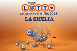 Lotto, 10eLotto e Superenalotto: le estrazioni e le quote del 1 ottobre 2026